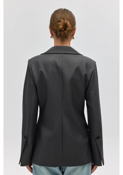 Lecco Dar Kesim Antrasit Blazer indirimleri