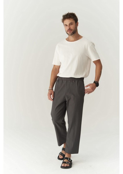 Robin Rachel Örme Kumaş Antrasit Pantolon