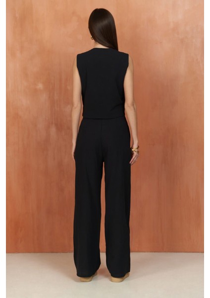 Montana Siyah Yelek Pantolon Takım fırsatları