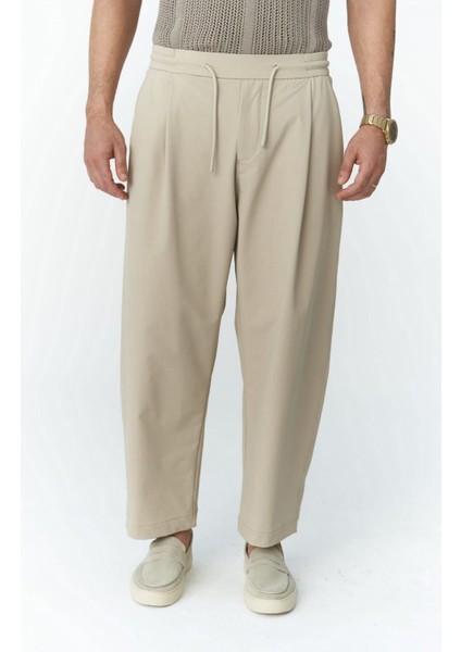 Kenway Bağcık Detaylı Bej Erkek Pantolon modelleri