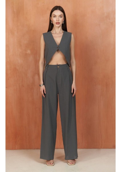 Montana Antrasit Yelek Pantolon Takım fiyatları