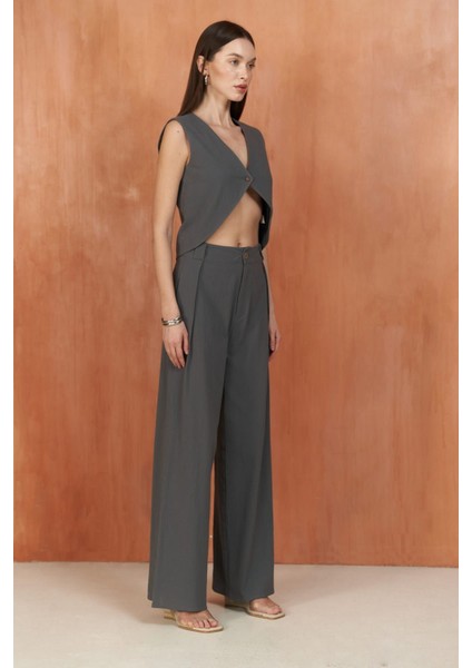 Montana Antrasit Yelek Pantolon Takım modelleri