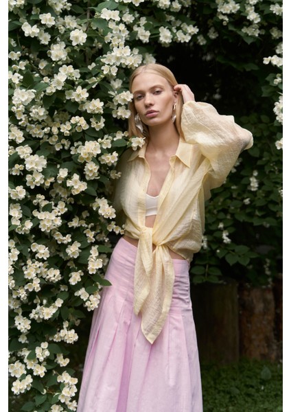 Sera Pile Detay Pembe Uzun Etek fiyatları