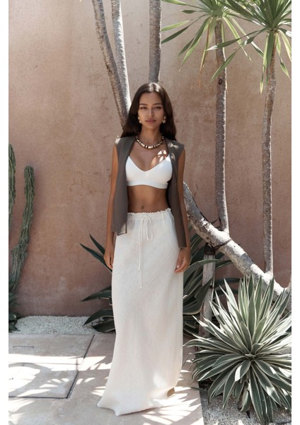 Maysa Nakış Detay Yeşil Yelek fırsatları