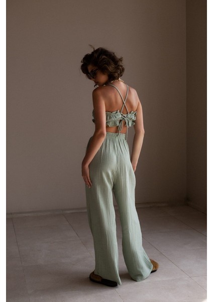 Harvey Çağla Müslin Crop Takım fırsatları