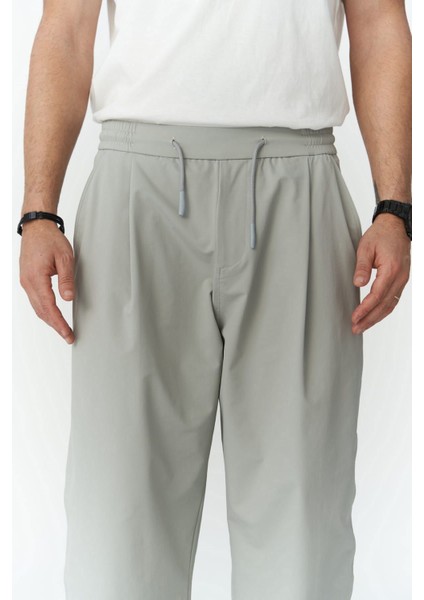 Kenway Bağcık Detaylı Gri Erkek Pantolon modelleri