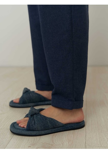 Carrot Lacivert Keten Pantolon indirimleri