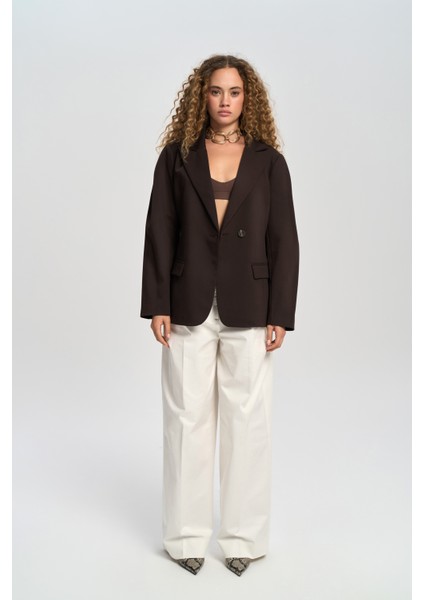 Briella Belden Oturtmalı Kahve Blazer fiyatları