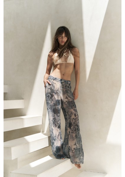 Budiono Transparan Patlı Antrasit Pantolon