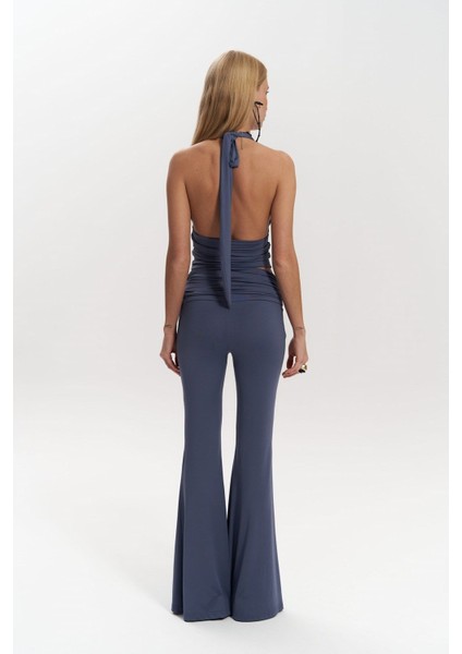 Jody Indigo Crop Pantolon Takım modelleri