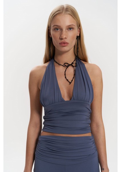 Jody Indigo Crop Pantolon Takım fırsatları