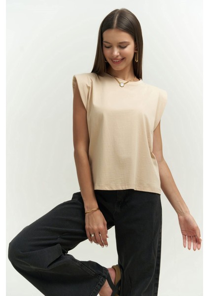 Armanda Vatkalı Vizon T-Shirt fiyatları