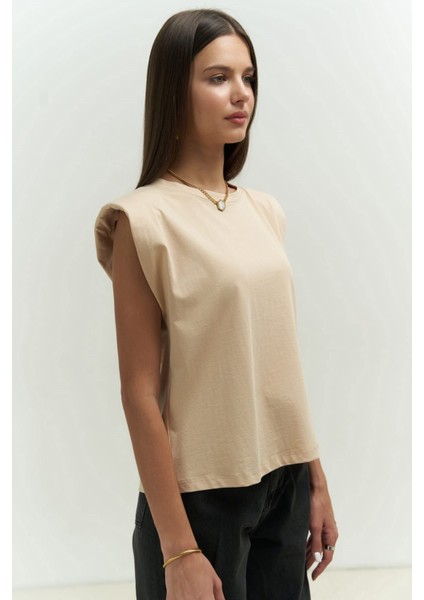 Armanda Vatkalı Vizon T-Shirt modelleri