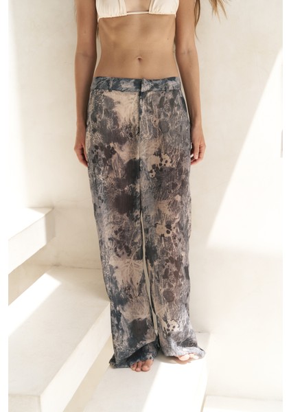 Budiono Transparan Patlı Antrasit Pantolon indirimleri