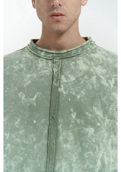 Renee Batik Yıkamalı Yeşil Erkek Eşofman Takım indirimleri