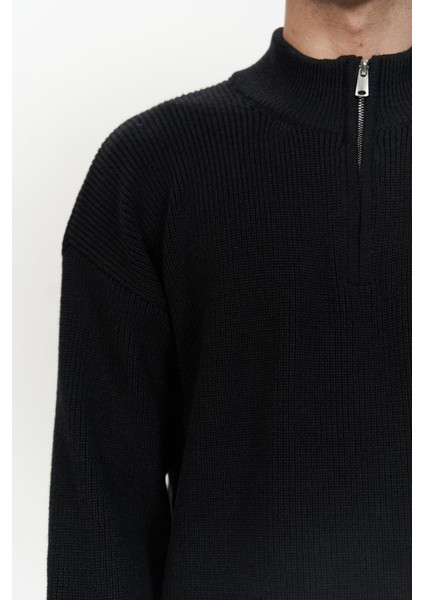 Mathis Siyah Balıkçı Yaka Erkek Triko Kazak fırsatları