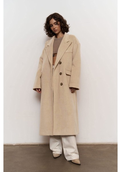 Lowen Bej Oversize Kaban