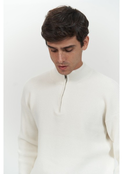 Mathis Ekru Balıkçı Yaka Erkek Triko Kazak indirimleri