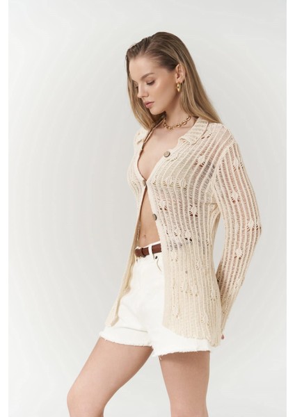 Elena Bej Triko Hırka modelleri