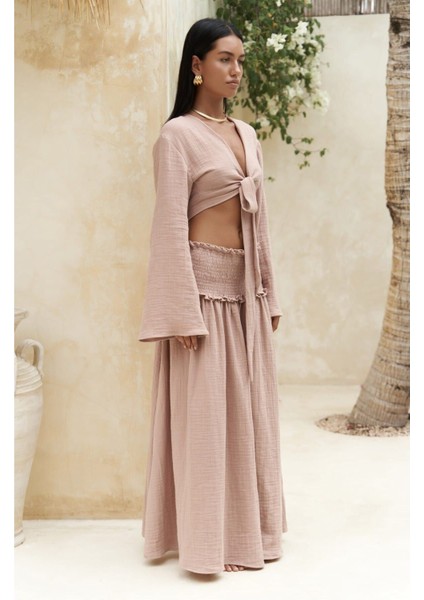 Marshanda Somon Crop Etek Takım modelleri