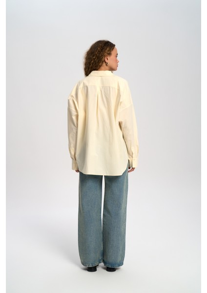 Josie Oversize Sarı Gömlek indirimleri