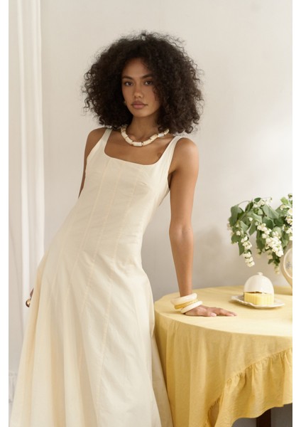 Garda Uzun Sarı Balon Elbise fırsatları