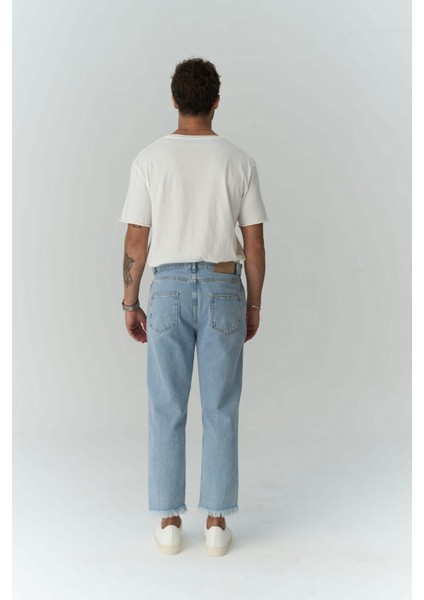 Fergusan Kemer Detay Mavi Erkek Jean Pantolon fırsatları