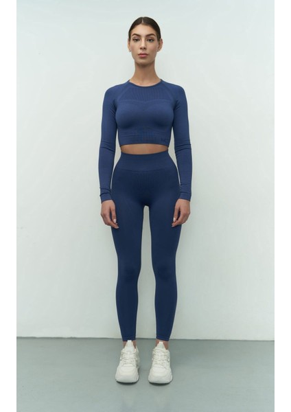 Sandra Indigo Uzun Kollu Crop fiyatları