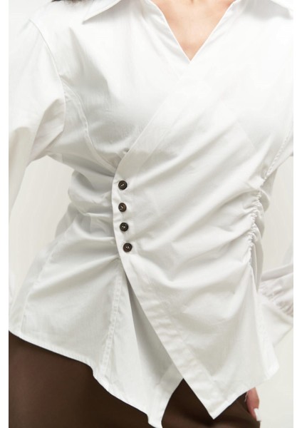 Micky Beyaz Gömlek fırsatları