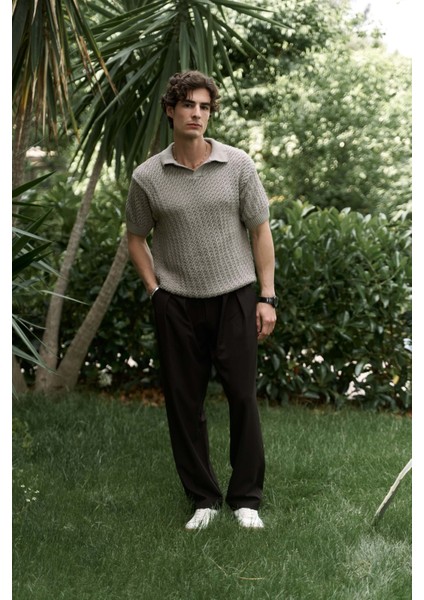 Juro Acı Kahve Erkek Pantolon modelleri