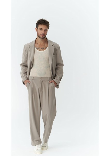 Gabriel Gri Erkek Ceket Pantolon Takım