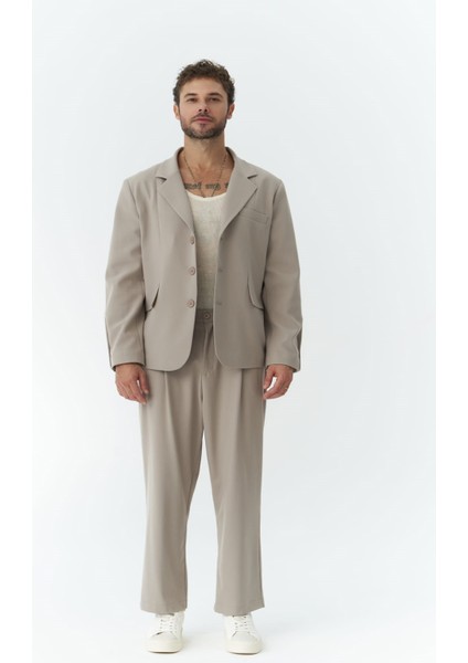 Gabriel Gri Erkek Ceket Pantolon Takım modelleri