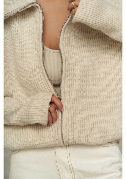 Rafi Bej Fermuarlı Triko Hırka fırsatları