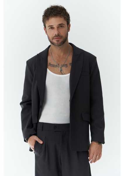 Orlando Soft Siyah Erkek Ceket Pantolon Takım