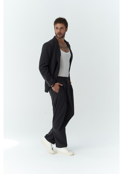 Orlando Soft Siyah Erkek Ceket Pantolon Takım modelleri