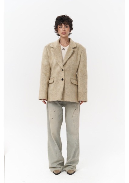 Monday Bej Dar Kesim Blazer fiyatları