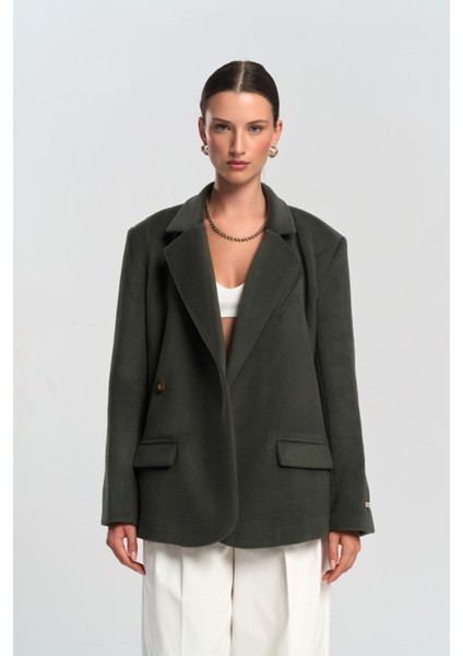 Armonia Yırtmaç Detaylı Petrol Mavisi Blazer modelleri