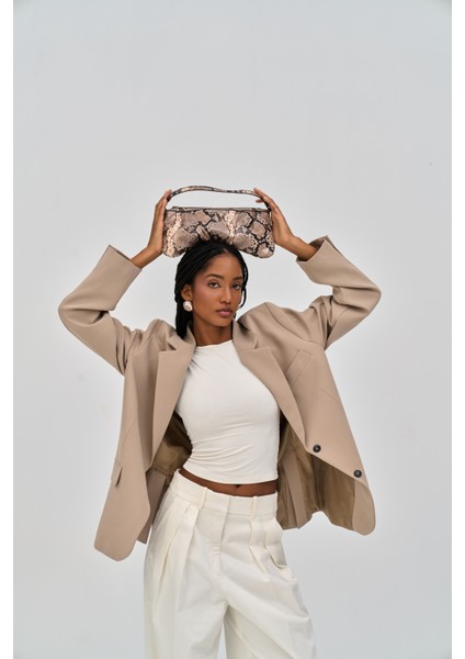 Emma Dikiş Detay Bej Blazer fiyatları