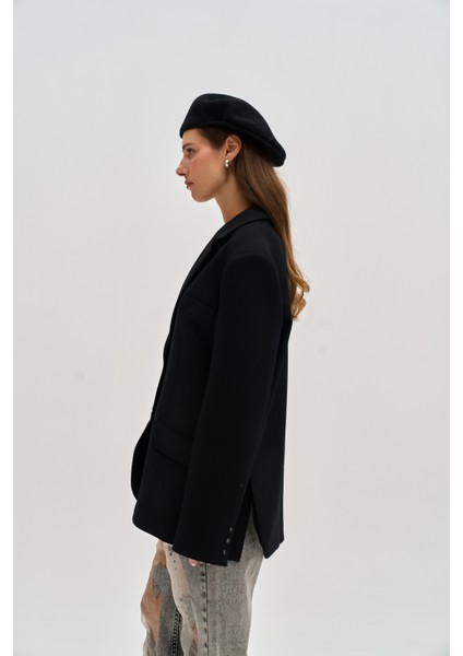 Emma Dikiş Detay Siyah Blazer fırsatları