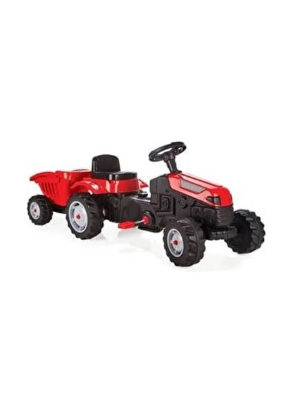 Active Römorklu Pedallı Traktör Yeşil Ergonomik Tasarım 12+ Yaş İçin Uygun modelleri
