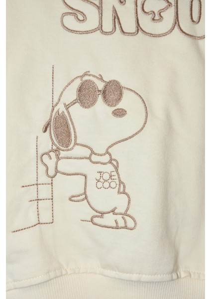 Erkek Çocuk %100 Pamuk Snoopy Nakışlı Paça Lastikli Trend Takım - 2148 modelleri