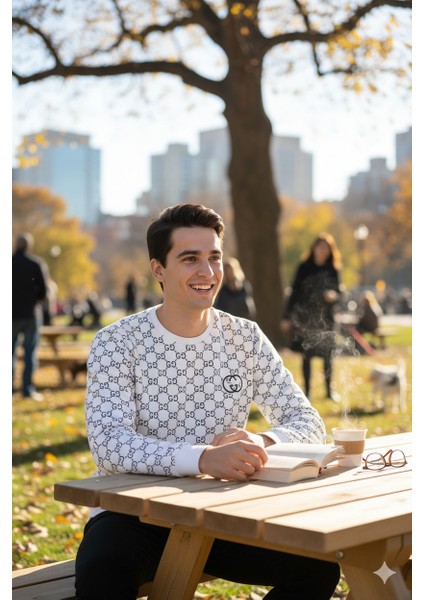 Erkek Sweatshirt Regular Fit Pamuklu Kumaş Iki Iplik OPES26GCCMOD15 fiyatları