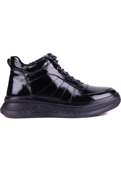 - Hakiki Deri Siyah Rugan Kadın Bot - 25102252