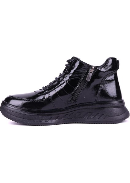 - Hakiki Deri Siyah Rugan Kadın Bot - 25102252 fırsatları