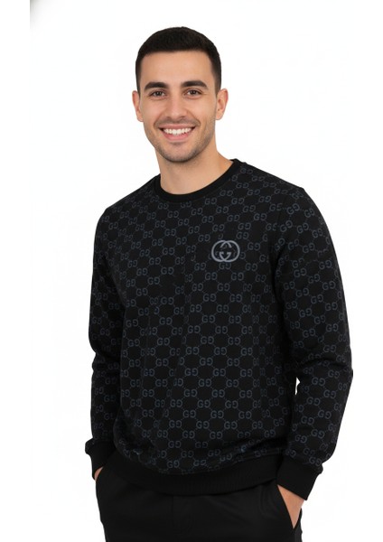 Erkek Sweatshirt Regular Fit Pamuklu Kumaş Iki Iplik OPES26GCCMOD15