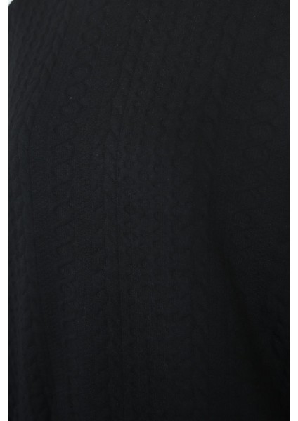 Oversize Bisiklet Yaka Sweatshirt Siyah indirimleri