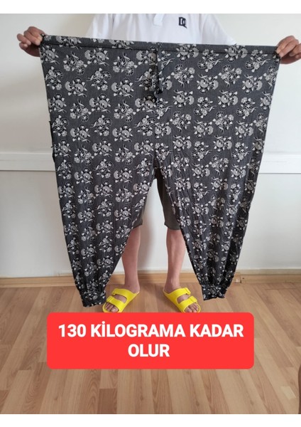 Kadın Bayan Büyük Battal Extra Jumbo Beden Viskon Penye Kumaş 1 Yan Cepli Pantolon Eşofman Altı Pijama Altı 130 Kilograma Kadar Olur Bol Likralı Esneyen Kumaş Bel Lastikli Süs Bagcıklı fiyatları