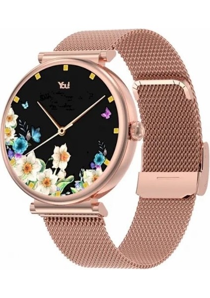 F15-YF153 You Smart Rose Gold & Rose Hasır Bayan Kol Saati