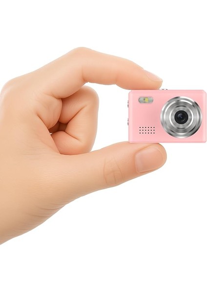 Mini Kamera 1080P Hd Video Kaydedici - 34 GB Kartlı Anahtarlık Dijital Video Kamera, 0,96 Inç Hd Ekran, Uzun Pil Ömrü, Seyahat/vlog/gece Çekimleri Için Ultra Taşınabilir Küçük Kamera Pembe-Turkuaz