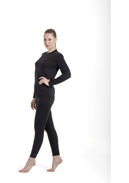 Unisex Kışlık Siyah Rahat Kullanım Esnek Termal Içlik Set 3. Seviye fırsatları